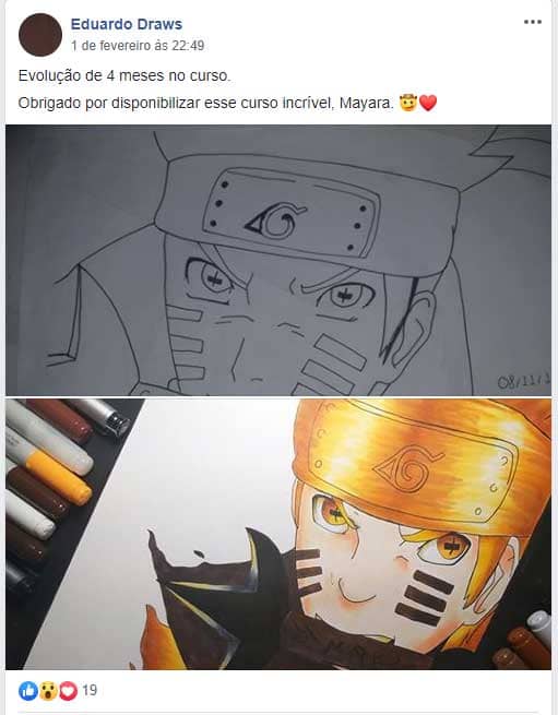 Quer Aprender a fazer um desenho como esse? CONHEÇA AGORA O Curso de Desenho  Método Fan Art 2.0 irá te en…